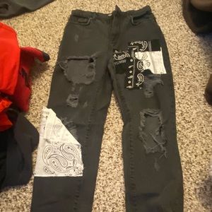Patchwork jeans